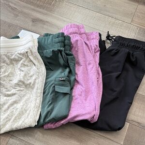 all in motion Kids Jogger Bottoms - Black, Pink, Green, Cream